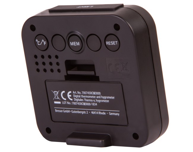 Метеостанция Bresser MyTime Smile, черная