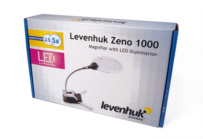 Лупа Levenhuk Zeno 1000, 2,5/5x, 88/21 мм, 2 LED