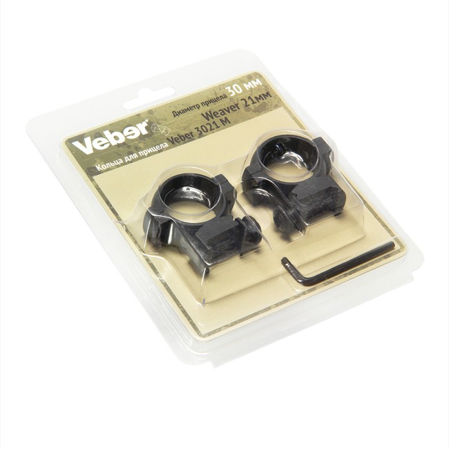 Кольца для прицела Veber 3021 M Кольца для прицела Veber 3021 M