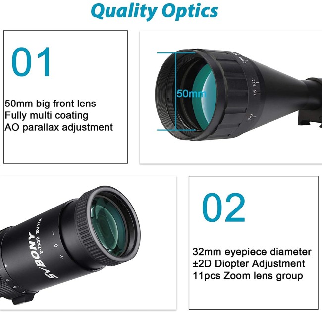 Прицел SVBONY оптический 6-24x50 (SV178) Прицел SVBONY оптический 6-24x50 (SV178)