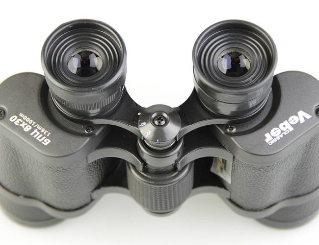Бинокль Veber Classic БПЦ 8x30 VL черный, кожа