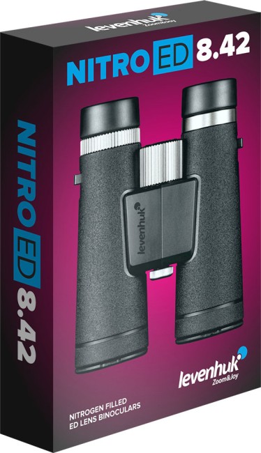 Бинокль Levenhuk Nitro ED 8x42 Бинокль Levenhuk Nitro ED 8x42