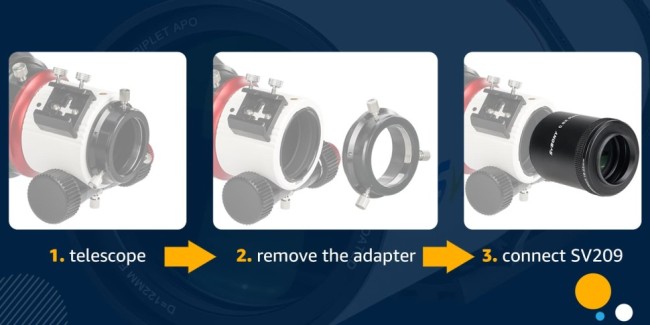 Редуктор фокуса SVBONY 2", 0.8x для 122F7ED Редуктор фокуса SVBONY 2", 0.8x для 122F7ED