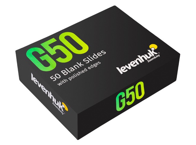 Стекла предметные Levenhuk G50, 50 шт. Стекла предметные Levenhuk G50, 50 шт.
