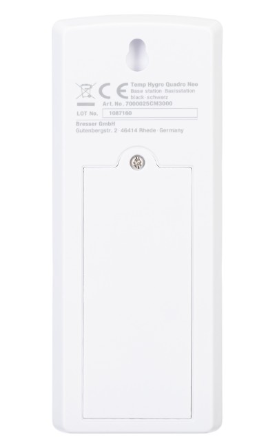 Метеостанция Bresser Temeo Hygro Quadro Prestige с тремя датчиками, черная Метеостанция Bresser Temeo Hygro Quadro Prestige с тремя датчиками, черная
