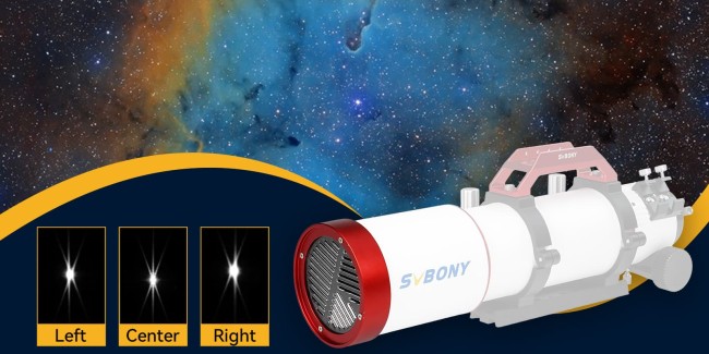 Фокусировочная маска Бахтинова SVBONY, 103 мм (для 80ed и 80 OTA)