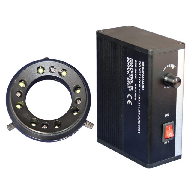 Светодиодный кольцевой осветитель Альтами с регулировкой яркости для СМ