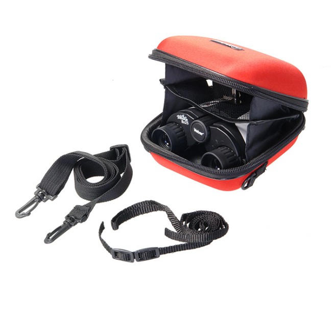 Бинокль Veber White 8x25 белый/черный