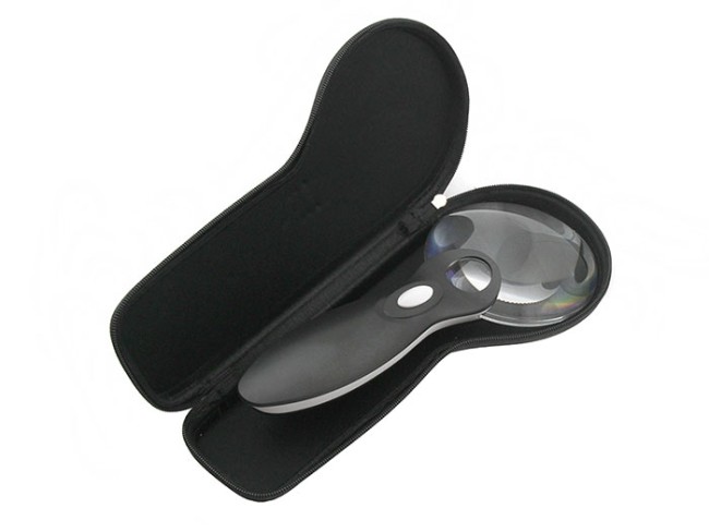 Лупа с ручкой и подсветкой Veber G-288-090, 3x-6x, 90 мм Лупа с ручкой и подсветкой Veber G-288-090, 3x-6x, 90 мм