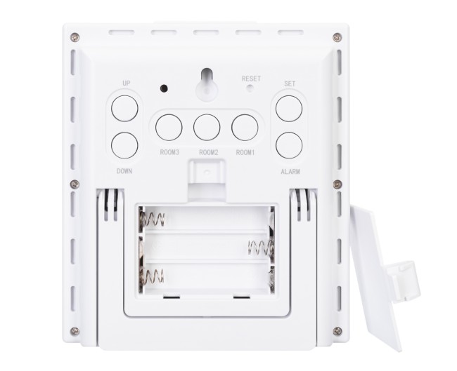 Метеостанция Bresser Temeo Hygro Quadro Prestige с тремя датчиками, белая