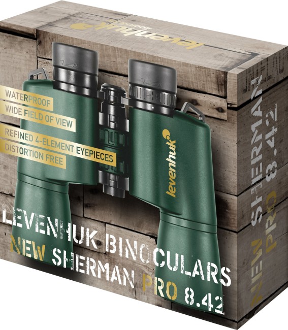 Бинокль Levenhuk New Sherman PRO 8x42 Бинокль Levenhuk New Sherman PRO 8x42