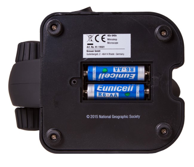 Микроскоп Bresser National Geographic 40–640x с адаптером для смартфона