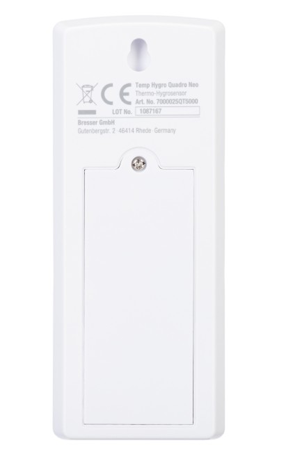 Метеостанция Bresser Temeo Hygro Quadro Prestige с тремя датчиками, серая Метеостанция Bresser Temeo Hygro Quadro Prestige с тремя датчиками, серая