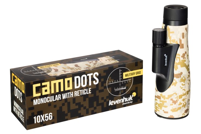 Монокуляр Levenhuk Camo Dots 10x56 с сеткой Монокуляр Levenhuk Camo Dots 10x56 с сеткой