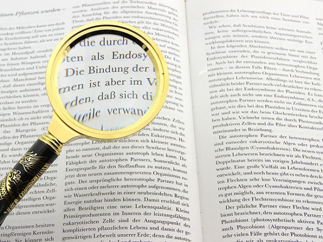 Лупа L70 (диам.70мм, 7х, в чехле, сувенирная)