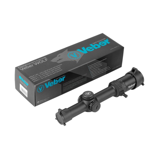 Прицел оптический Veber Wolf 1-6x24 GB FD Загонник Прицел оптический Veber Wolf 1-6x24 GB FD Загонник