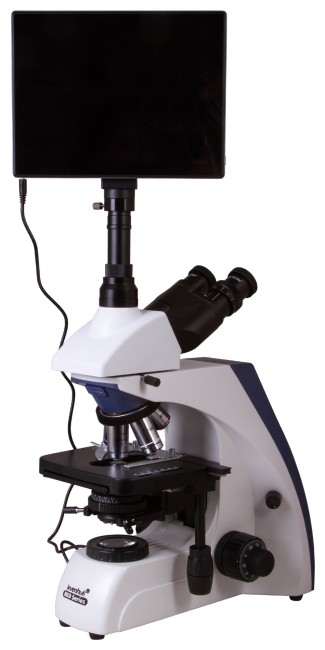 Микроскоп цифровой Levenhuk MED D35T LCD, тринокулярный