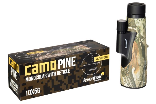 Монокуляр Levenhuk Camo Pine 10x56 с сеткой Монокуляр Levenhuk Camo Pine 10x56 с сеткой