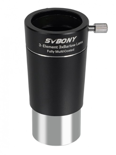 Линза Барлоу SVBONY 3х трёхэлементная, 1,25", SV213 Линза Барлоу SVBONY 3х трёхэлементная, 1,25", SV213