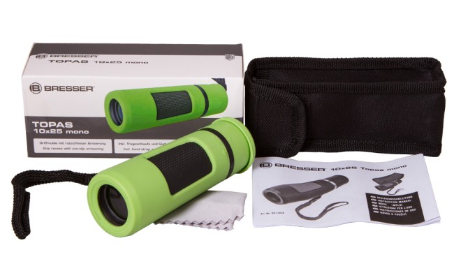 Монокуляр Bresser Topas 10x25 Green Монокуляр Bresser Topas 10x25 Green