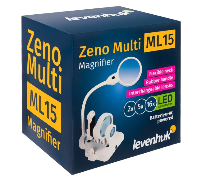 Мультилупа Levenhuk Zeno Multi ML15, белая Мультилупа Levenhuk Zeno Multi ML15, белая