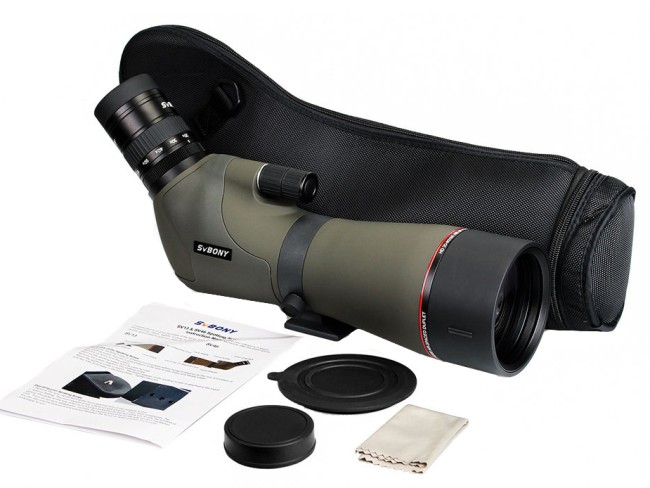 Зрительная труба SVBONY 20-60x80 с призмой 45 гр. Зрительная труба SVBONY 20-60x80 с призмой 45 гр.