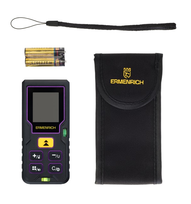 Лазерная рулетка Ermenrich Reel PLUS GD60, фиолетовый