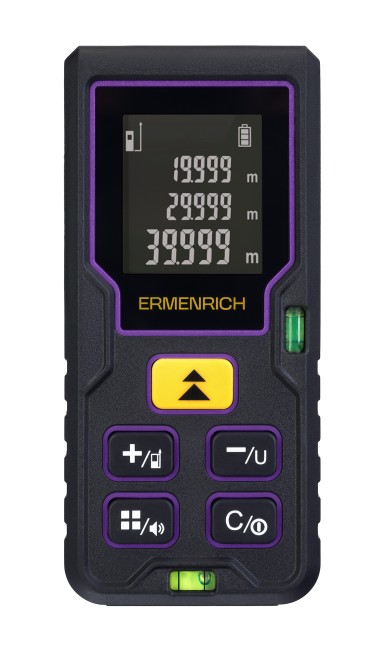 Лазерная рулетка Ermenrich Reel PLUS GD60, фиолетовый