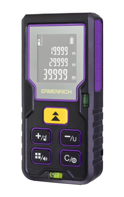 Лазерная рулетка Ermenrich Reel PLUS GD80, фиолетовый