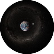 Диск "Земля и Луна днем" для планетариев HomeStar