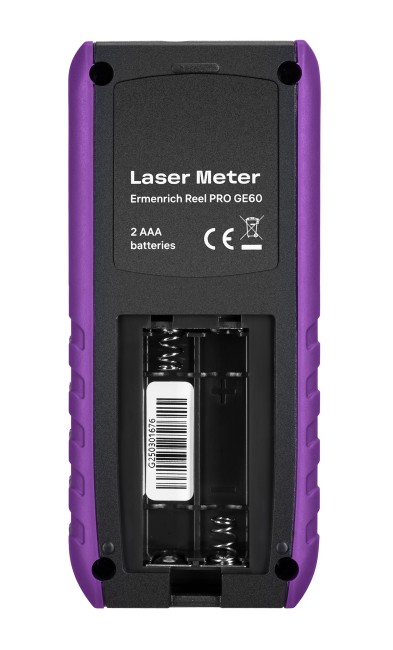 Лазерная рулетка Ermenrich Reel PRO GE60, фиолетовый