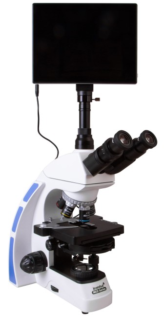 Микроскоп цифровой Levenhuk MED D45T LCD, тринокулярный