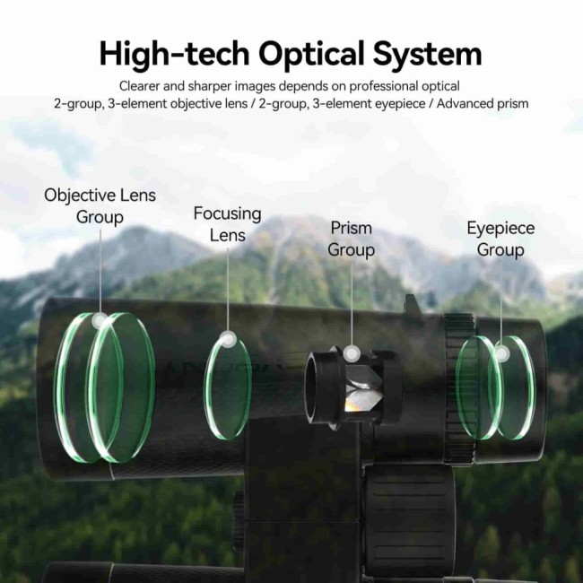 Бинокль SVBONY 10x42 New ED (SV202) Бинокль SVBONY 10x42 New ED (SV202)