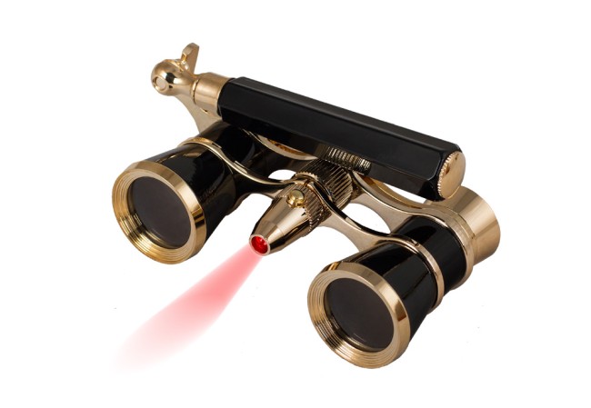 Бинокль Levenhuk Broadway 325N лорнет с подсветкой, черный Бинокль Levenhuk Broadway 325N лорнет с подсветкой, черный