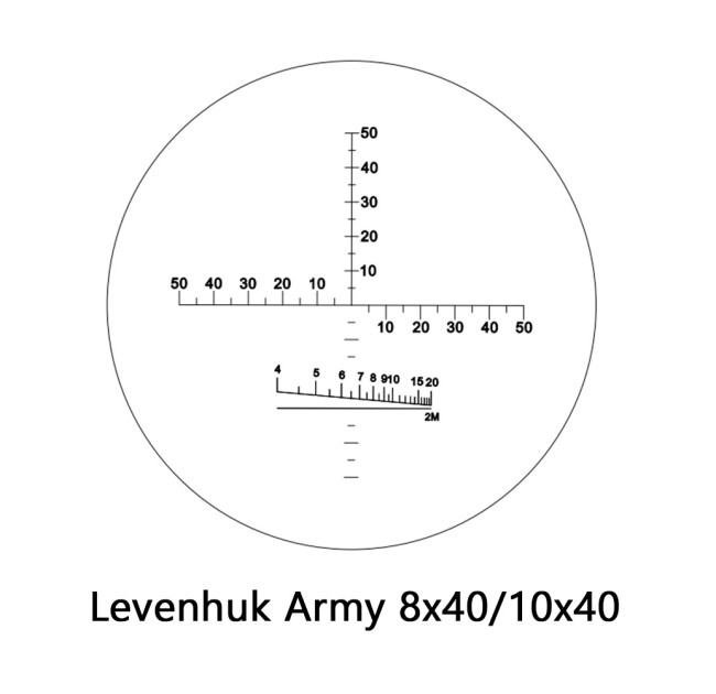 Бинокль Levenhuk Army 8x40 с сеткой Бинокль Levenhuk Army 8x40 с сеткой