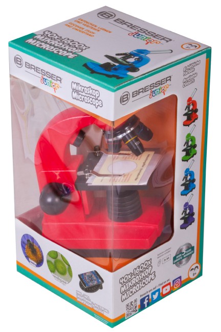 Микроскоп Bresser Junior Biolux SEL 40–1600x, красный Микроскоп Bresser Junior Biolux SEL 40–1600x, красный