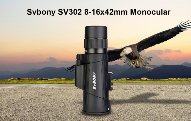 Монокуляр SVBONY 8-16x42 (SV302)