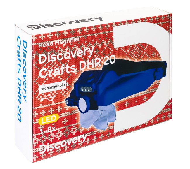 Лупа налобная с аккумулятором Discovery Crafts DHR 20 Лупа налобная с аккумулятором Discovery Crafts DHR 20