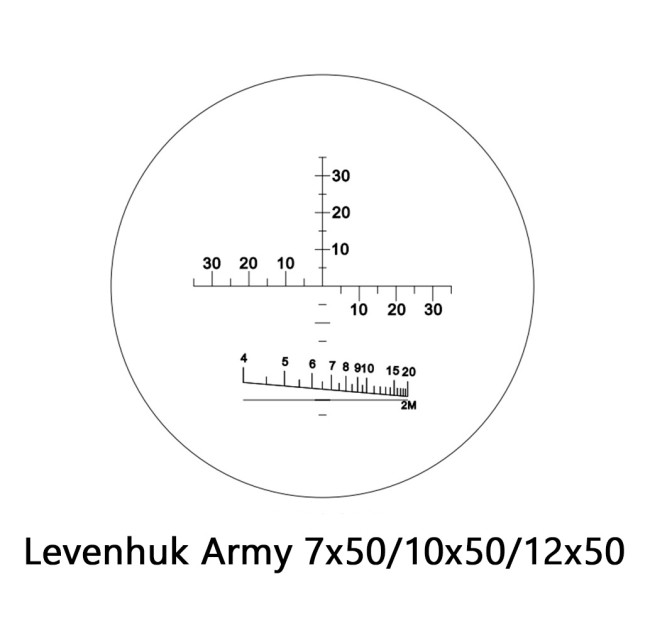 Бинокль Levenhuk Army 7x50 с сеткой Бинокль Levenhuk Army 7x50 с сеткой