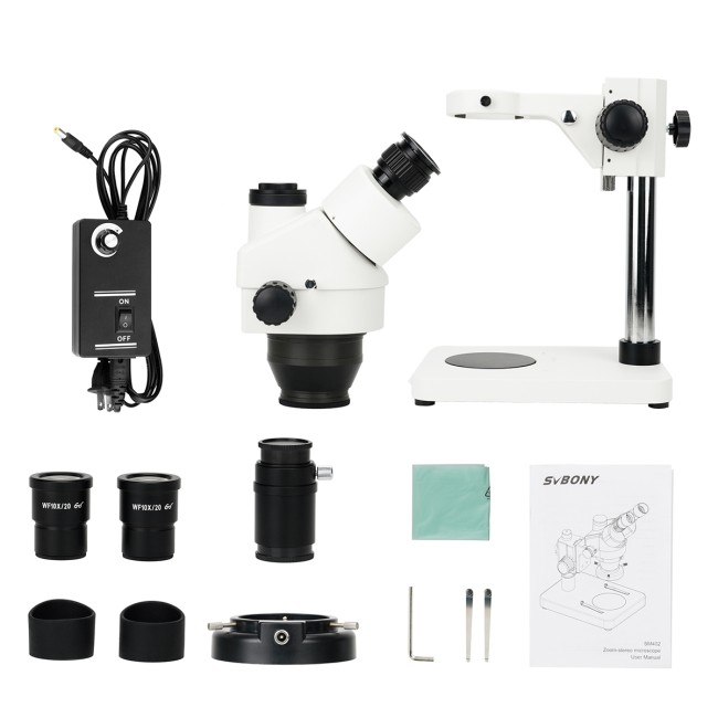 Микроскоп тринокулярный SVBONY SM402 7-45х Микроскоп тринокулярный SVBONY SM402 7-45х