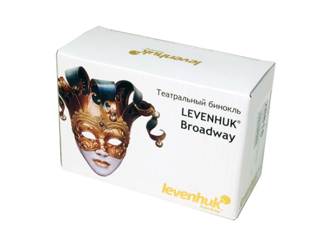 Бинокль Levenhuk Broadway 325F с подсветкой и цепочкой, золотой Бинокль Levenhuk Broadway 325F с подсветкой и цепочкой, золотой