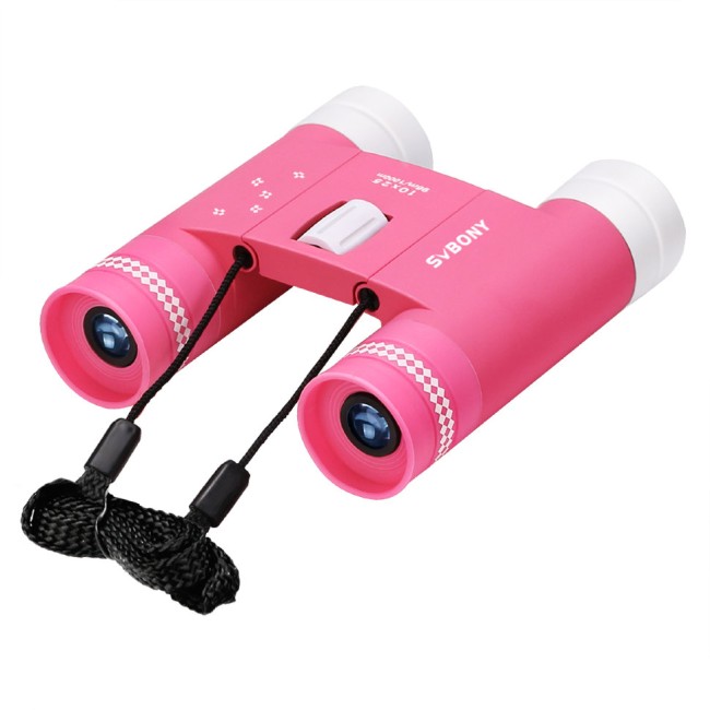 Бинокль детский SVBONY 10x25 розовый
