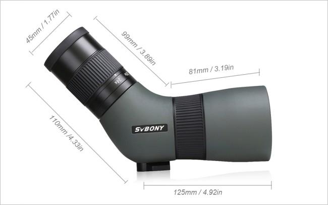 Монокуляр SVBONY 8-24x50 с призмой 45 гр. (SV410) Монокуляр SVBONY 8-24x50 с призмой 45 гр. (SV410)