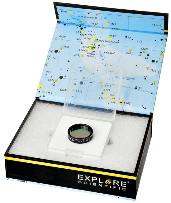 Светофильтр Explore Scientific O-III, 1,25" Светофильтр Explore Scientific O-III, 1,25"