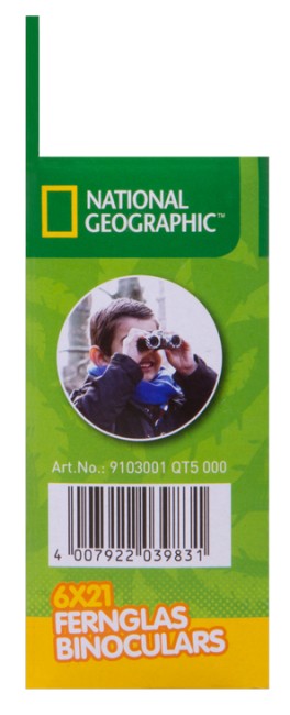 Бинокль детский Bresser National Geographic 6x21 «Зебра»