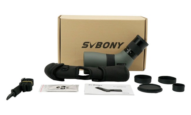 Зрительная труба SVBONY 9-27x56 ED с призмой 45 гр. (SV410) Зрительная труба SVBONY 9-27x56 ED с призмой 45 гр. (SV410)