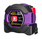 Рулетка с лазерным дальномером Ermenrich Reel SLR540, фиолетовый