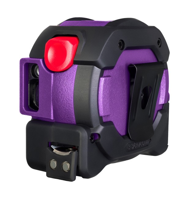 Рулетка с лазерным дальномером Ermenrich Reel SLR540, фиолетовый