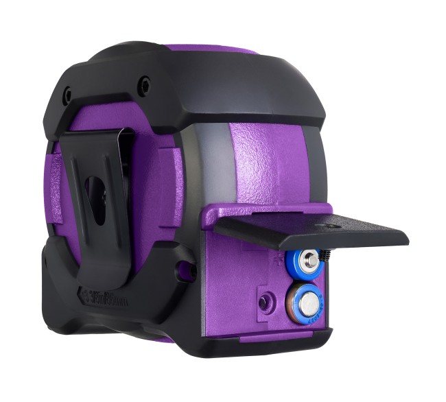 Рулетка с лазерным дальномером Ermenrich Reel SLR540, фиолетовый