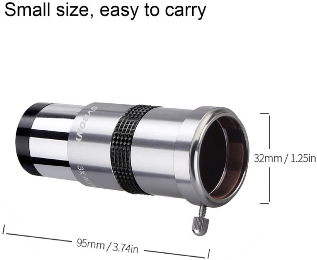 Линза Барлоу SVBONY 3х, 1,25", SV137 Линза Барлоу SVBONY 3х, 1,25", SV137